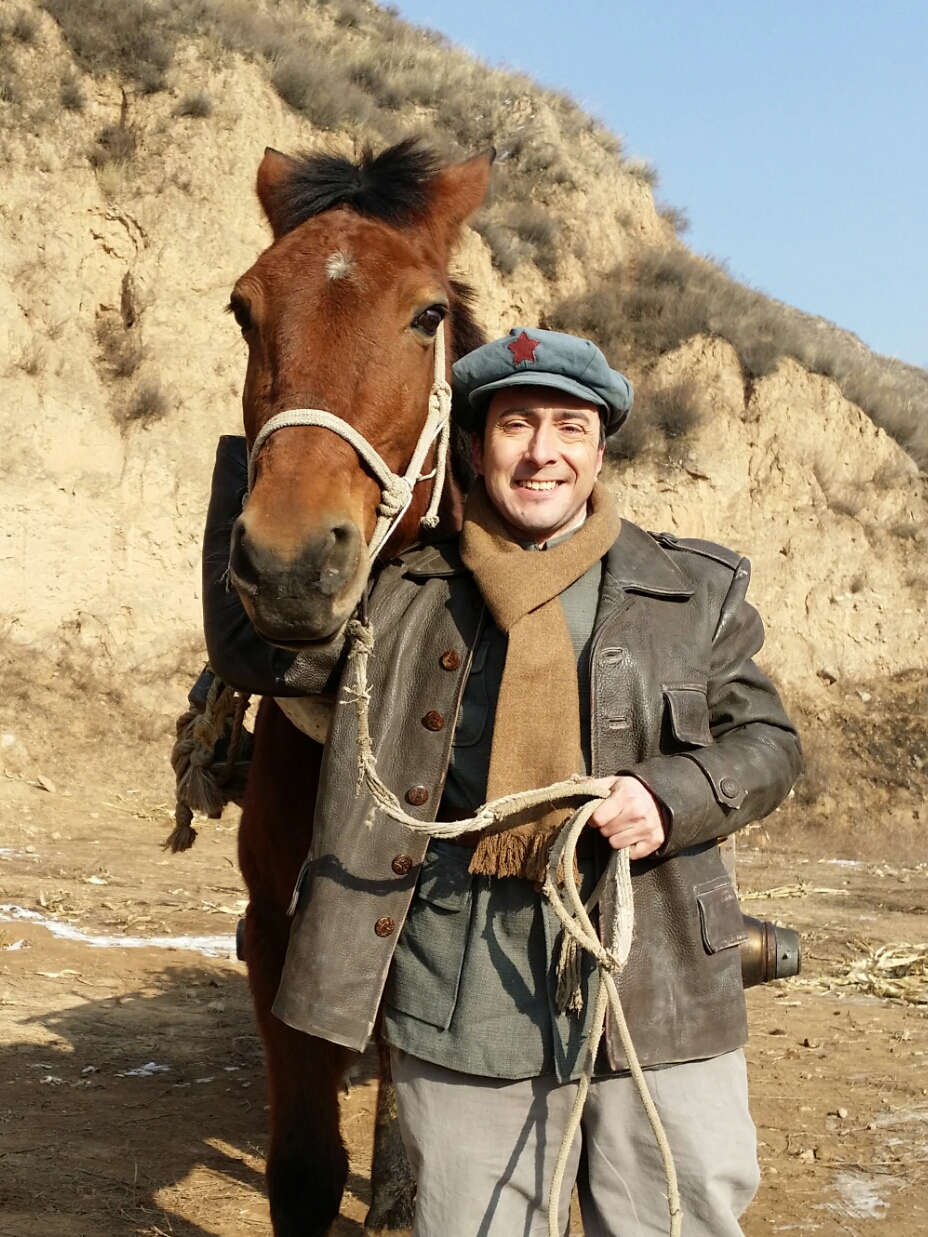 Anthony Gavard in einer Abenteuerrolle.
